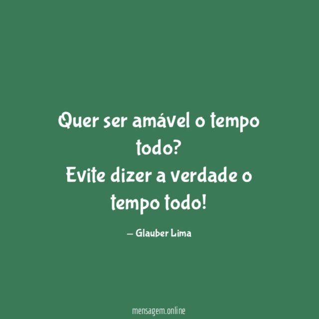 Quer ser amável o tempo todo