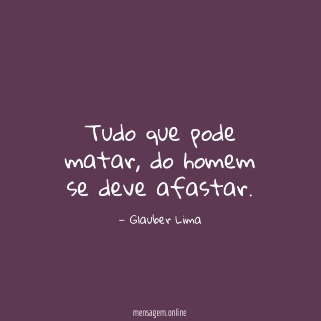 Tudo que pode matar
