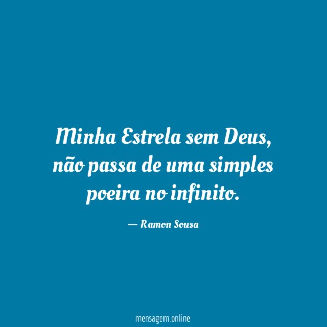 Minha Estrela sem Deus