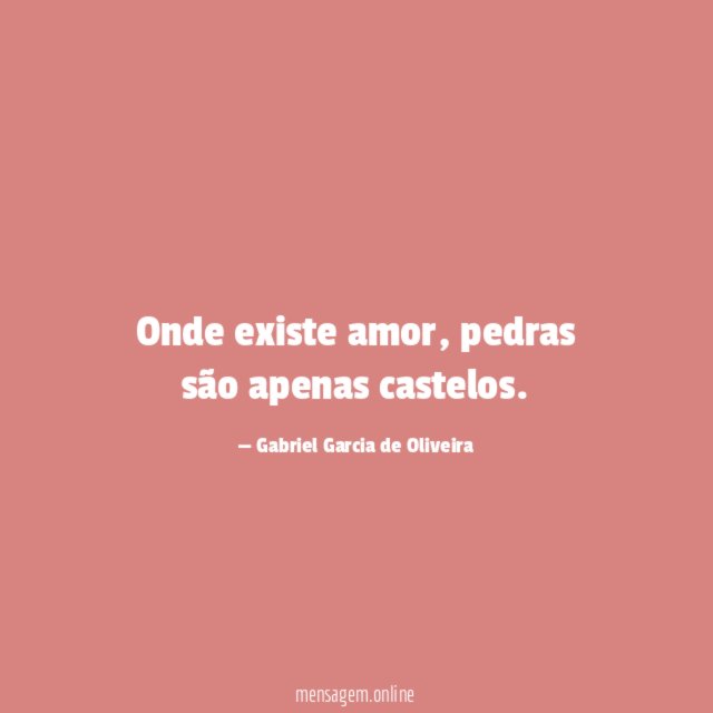 Onde existe amor