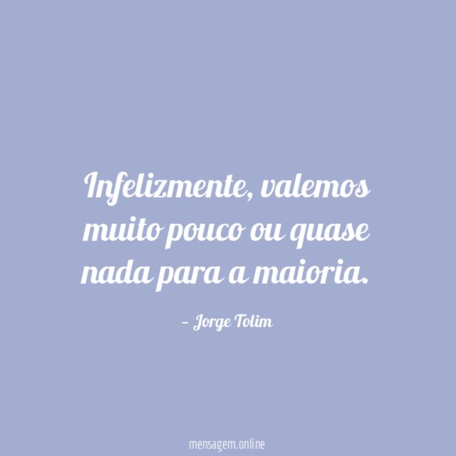Infelizmente