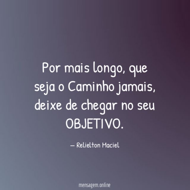 Por mais longo