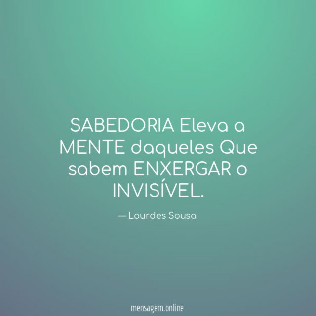 SABEDORIA