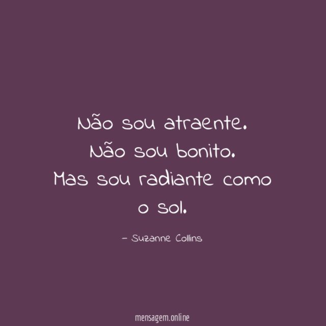 Não sou atraente