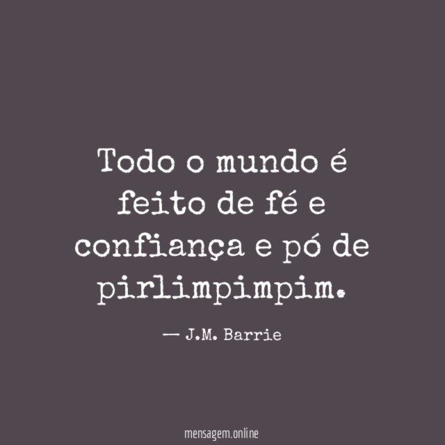 Todo o mundo é feito de fé