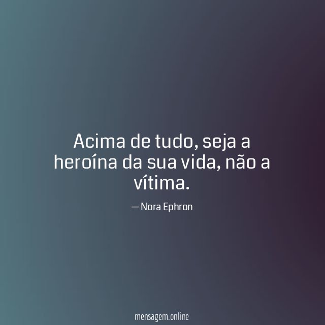 Acima de tudo