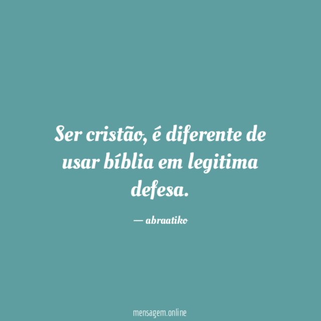 Ser cristão
