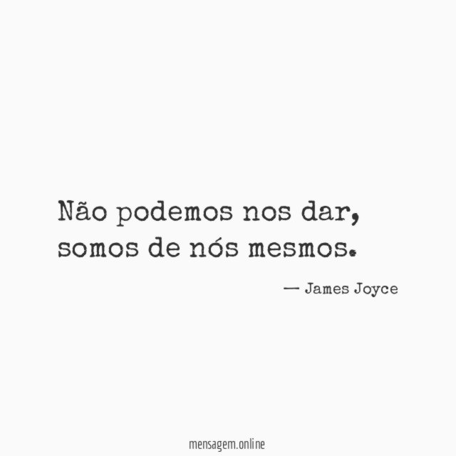 Não podemos nos dar