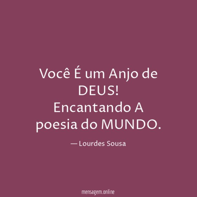 Você