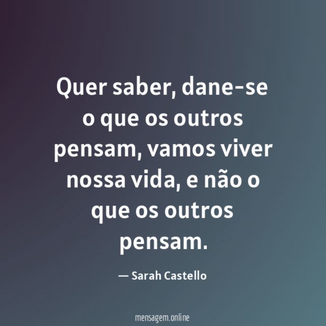 Quer saber