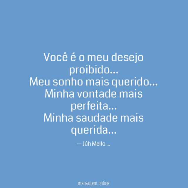 Você é o meu desejo proibido
