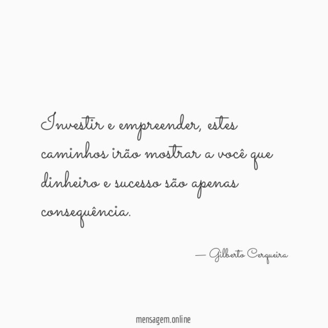 Investir e empreender