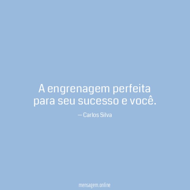 A engrenagem perfeita para seu sucesso e você