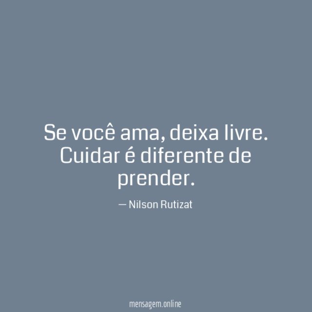 Se você ama