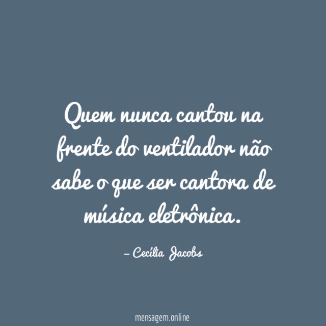 Quem nunca cantou na frente do ventilador não