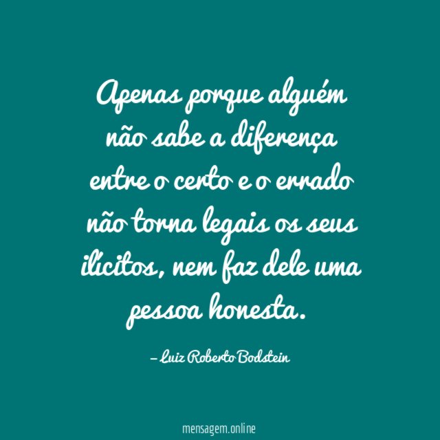 Apenas porque alguém não sabe a diferença entre