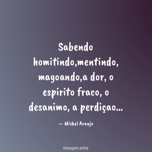 Sabendo homitindo