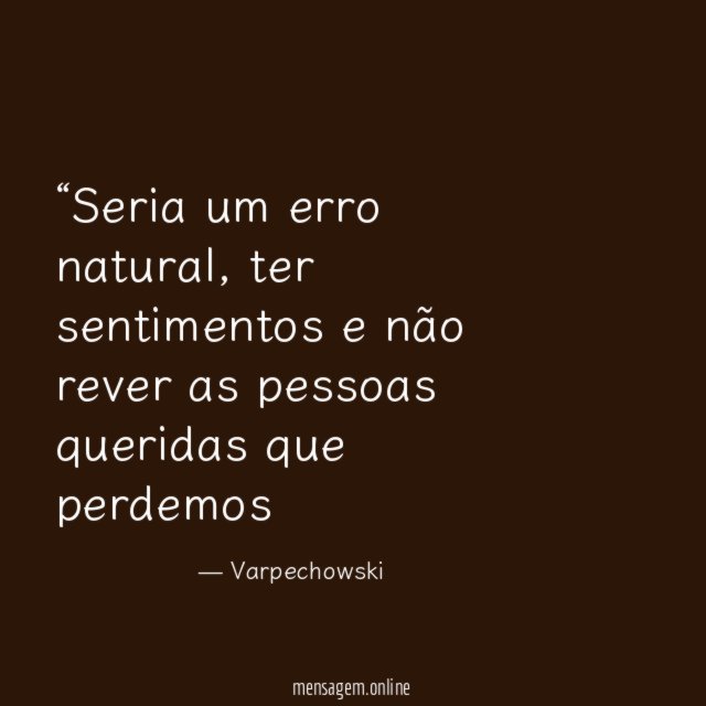 Seria um erro natural