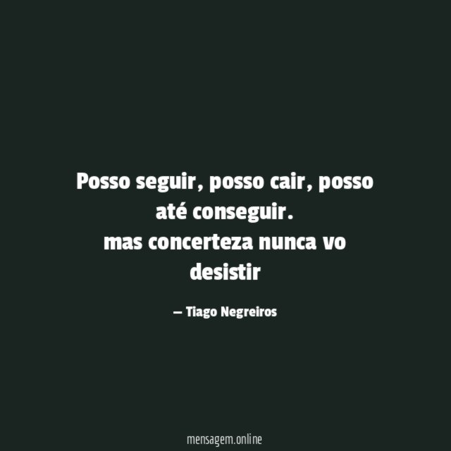 posso seguir