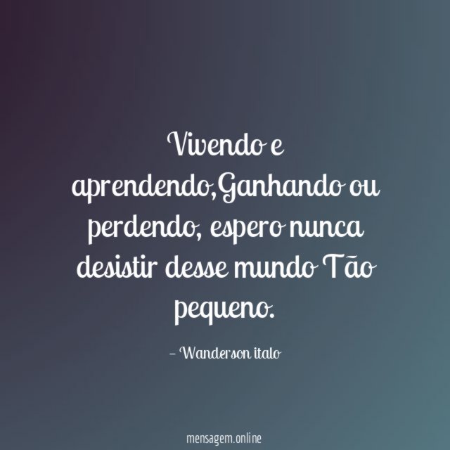 Vivendo e aprendendo