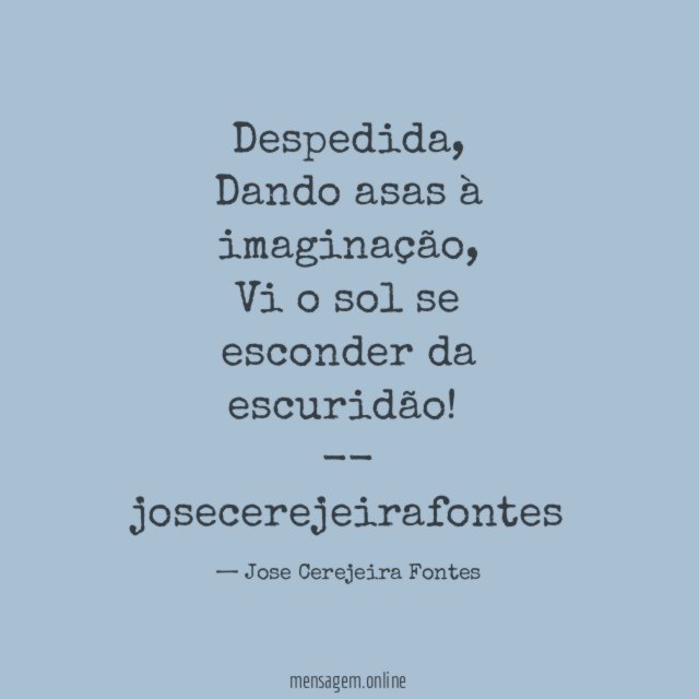 Despedida,