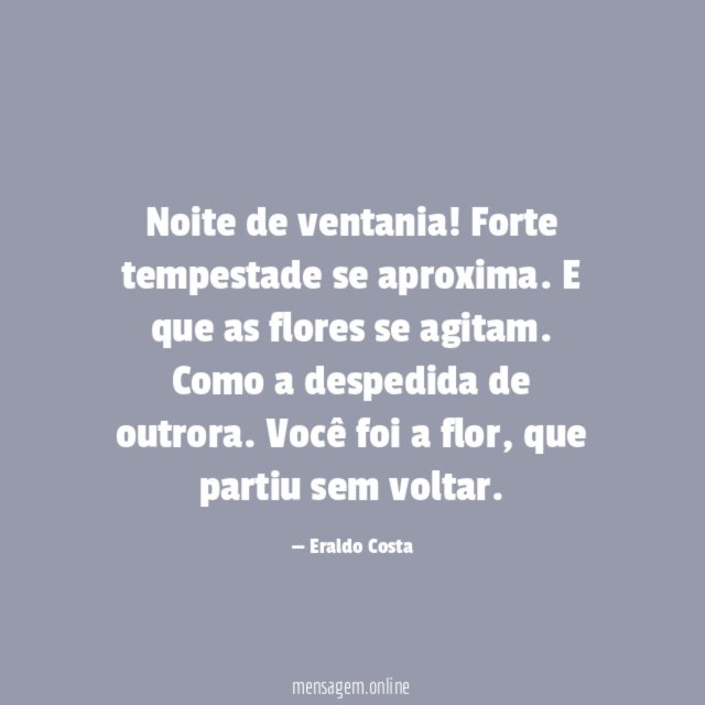 Noite de ventania