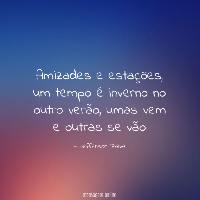 Amizades e estações