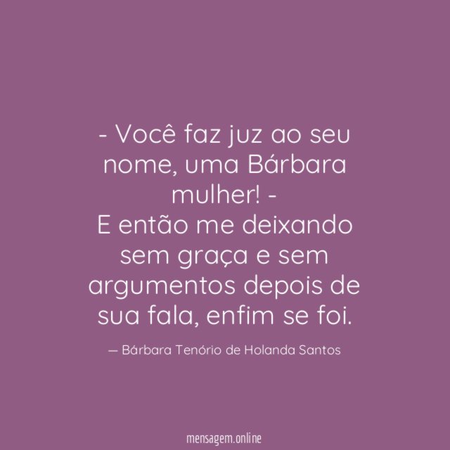 Você faz juz ao seu nome