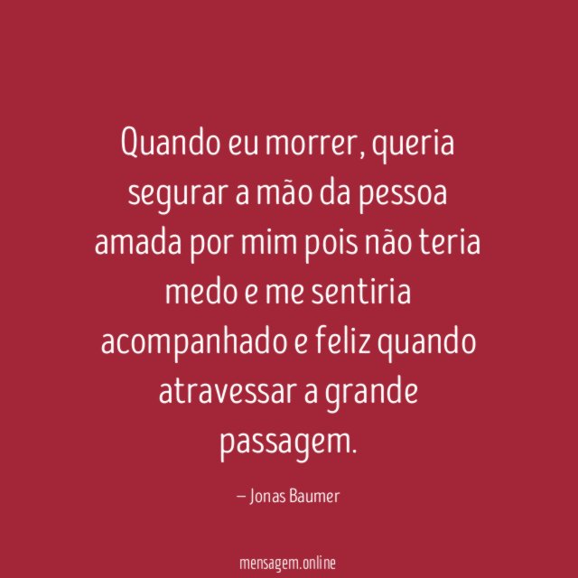 Quando eu morrer
