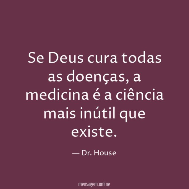 Se Deus cura todas as doenças