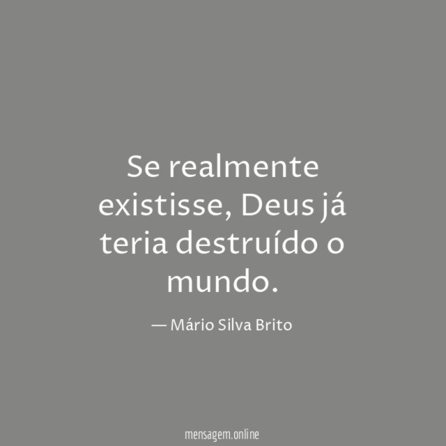Se realmente existisse