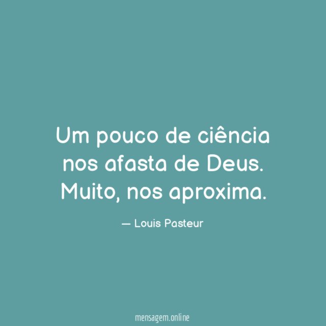 Um pouco de ciência nos afasta de Deus
