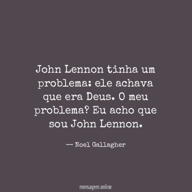 John Lennon tinha um problema