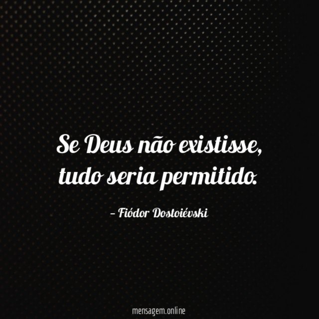 Se Deus não existisse