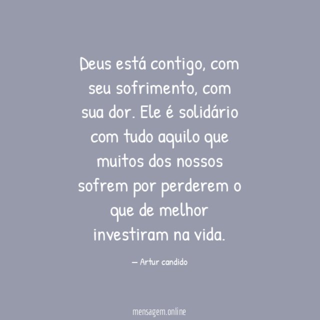 Deus está contigo