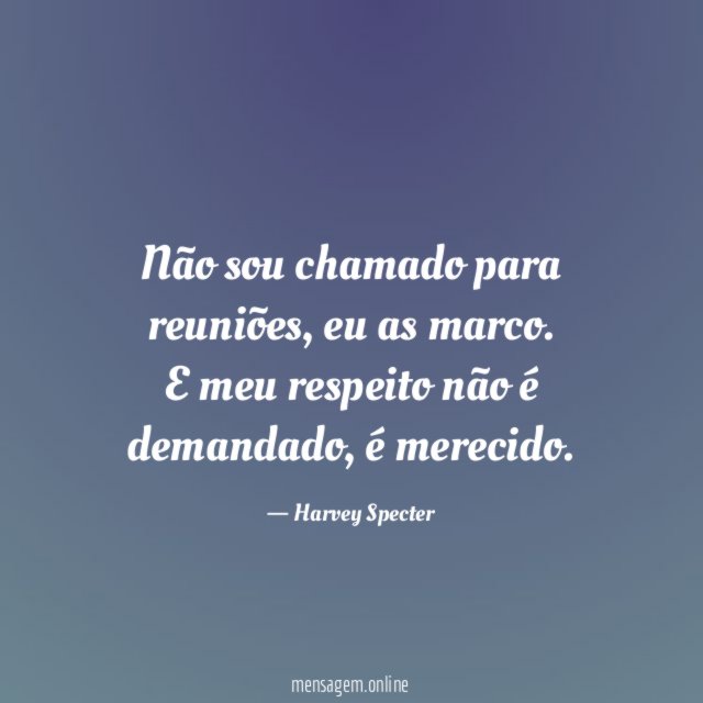 Não sou chamado para reuniões