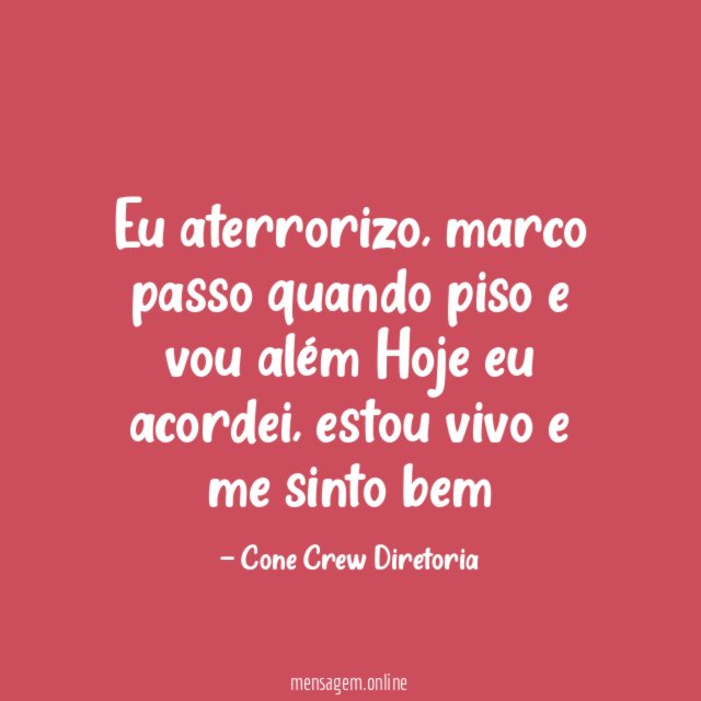 Eu aterrorizo