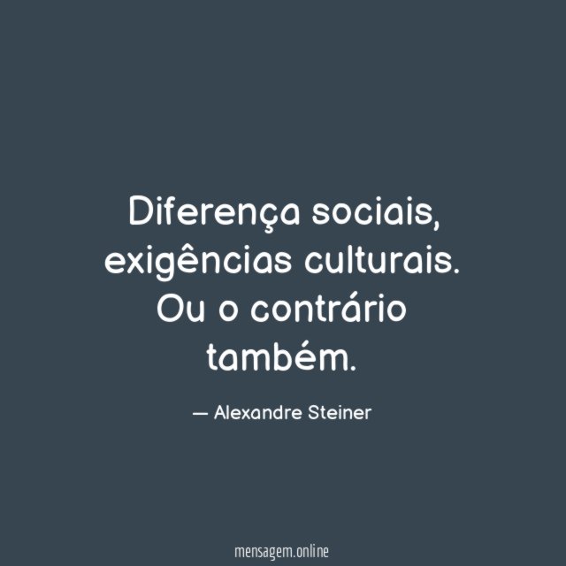 Diferença sociais