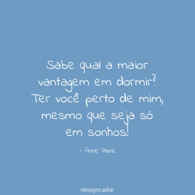 Sabe qual a maior vantagem em dormir