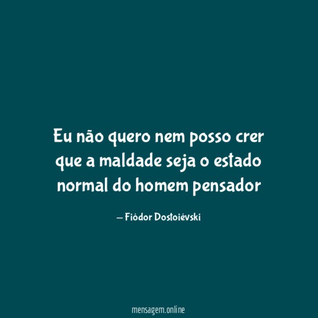Eu não quero nem posso crer que a