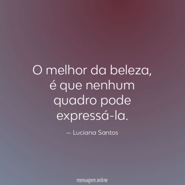 O melhor da beleza