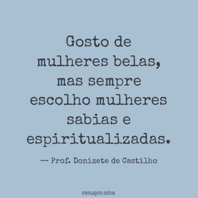 Gosto de mulheres belas