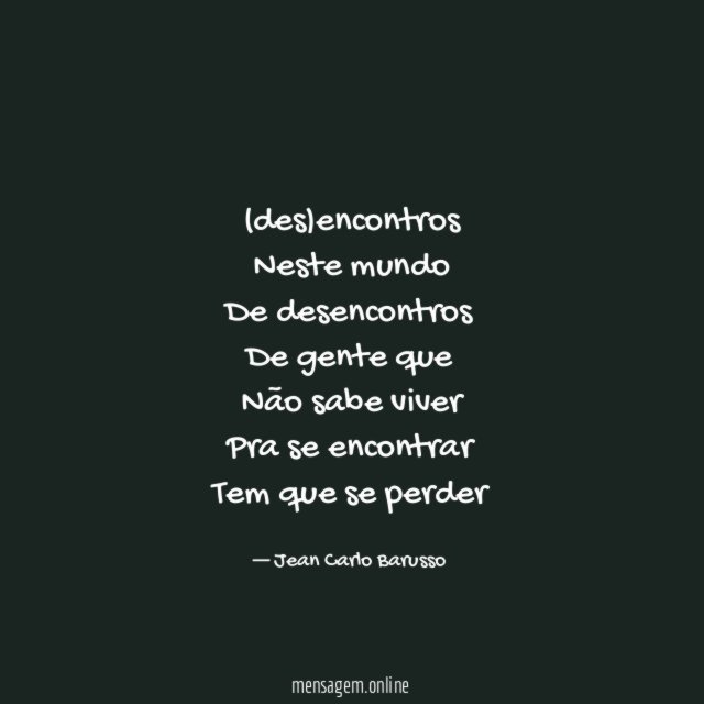(des)encontros
