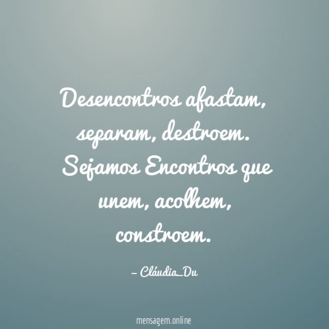 Desencontros afastam