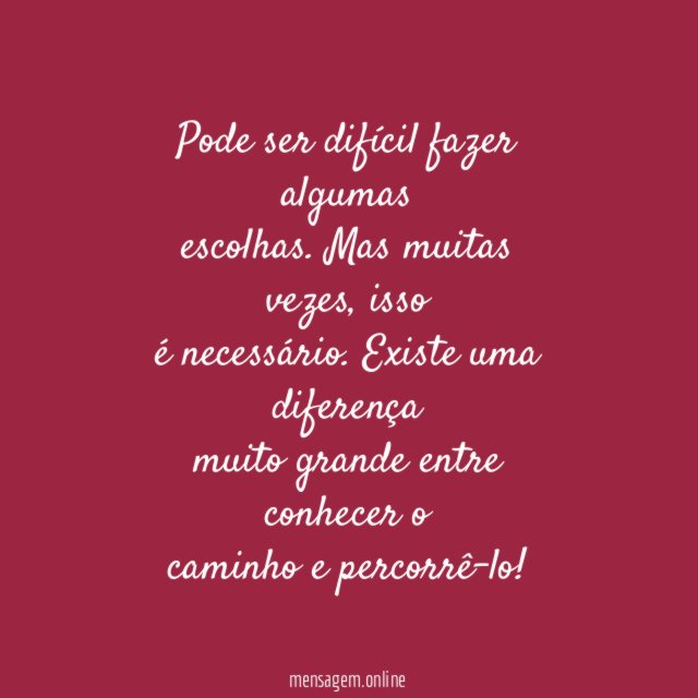 Pode ser difícil fazer algumas escolhas