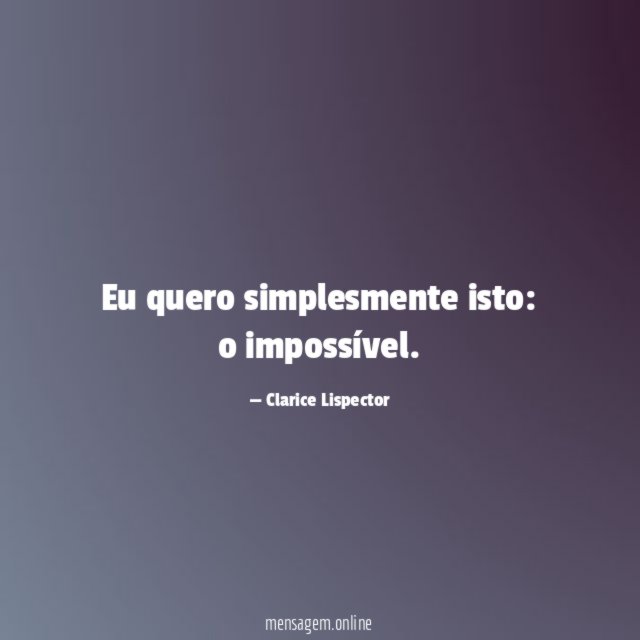 Eu quero simplesmente isto