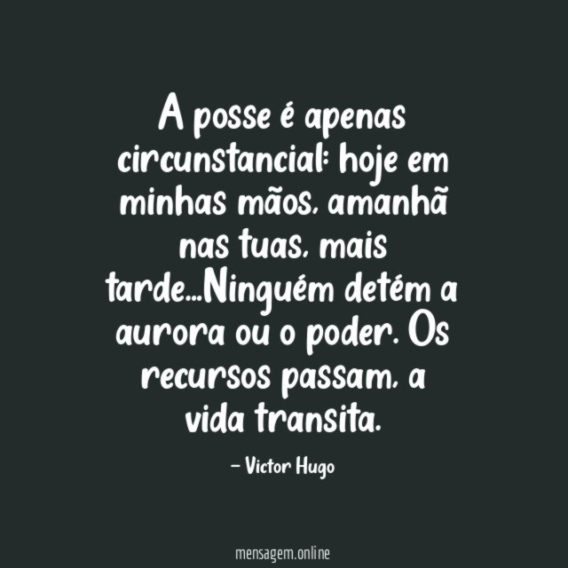 A posse é apenas circunstancial