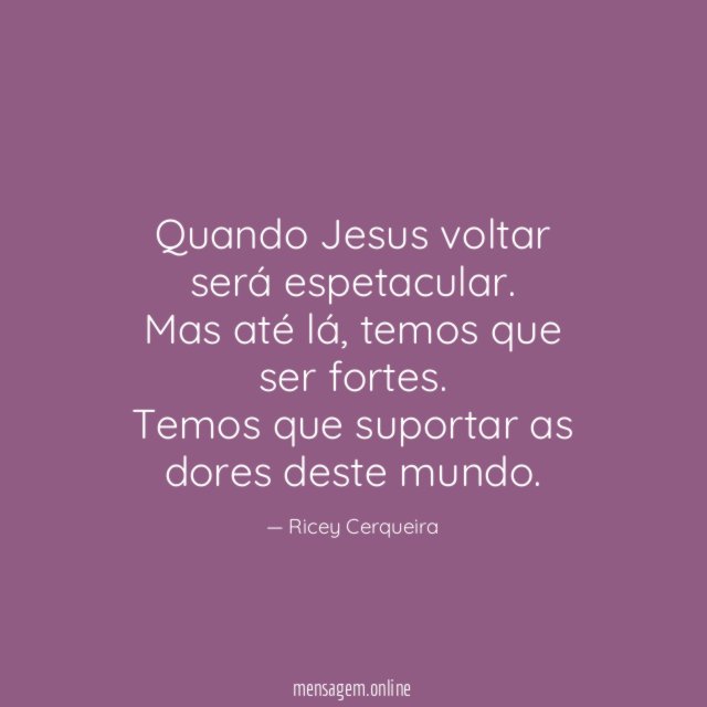 Quando Jesus voltar será espetacular