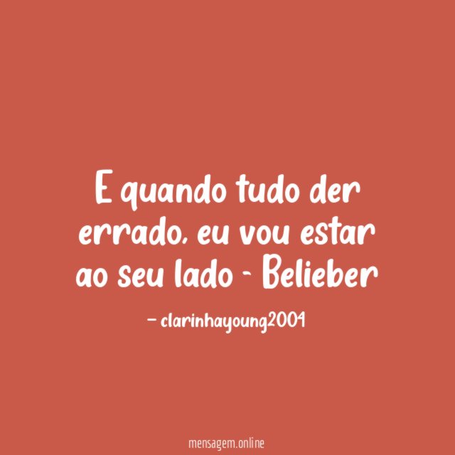 E quando tudo der errado