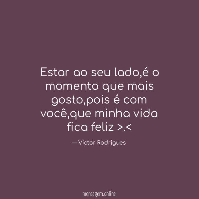 Estar ao seu lado